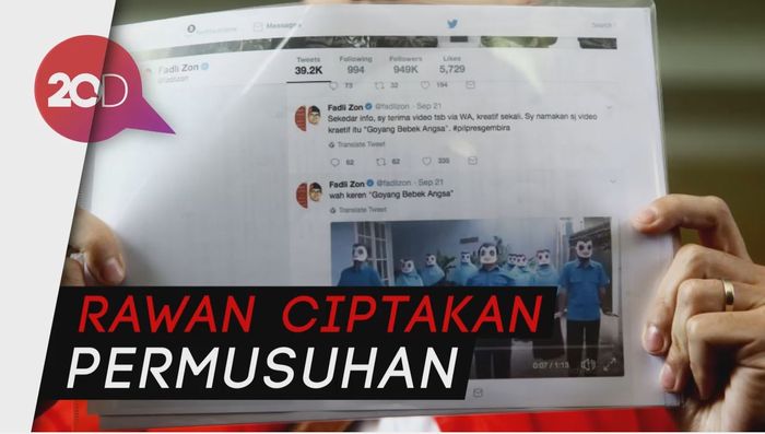 Sebut Postingan Fadli Zon Memprovokasi, Kader PSI Lapor Bareskrim