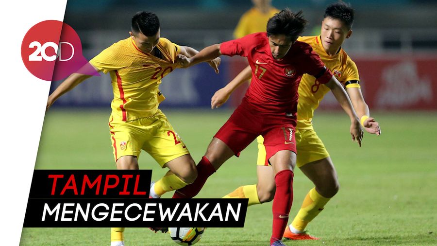  Timnas Indonesia U-19 Dipecundangi China 3-0