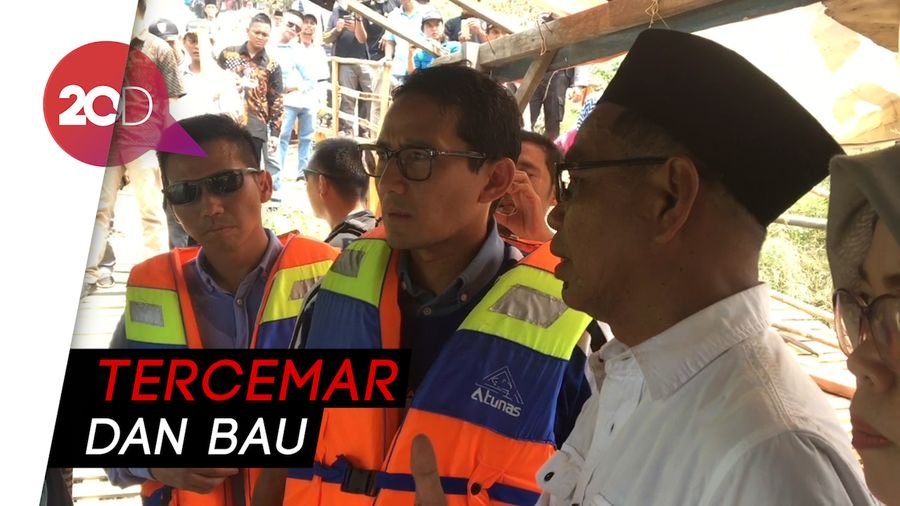 Sandi Ingin Naturalisasi Sungai Cileungsi Ala DKI Jakarta