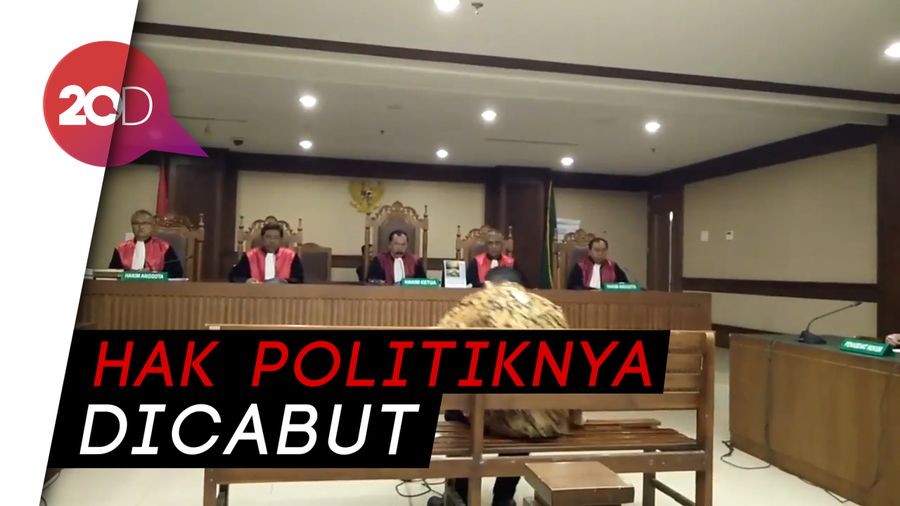Tok! Bupati Halmahera Timur Divonis 4,5 Tahun Bui