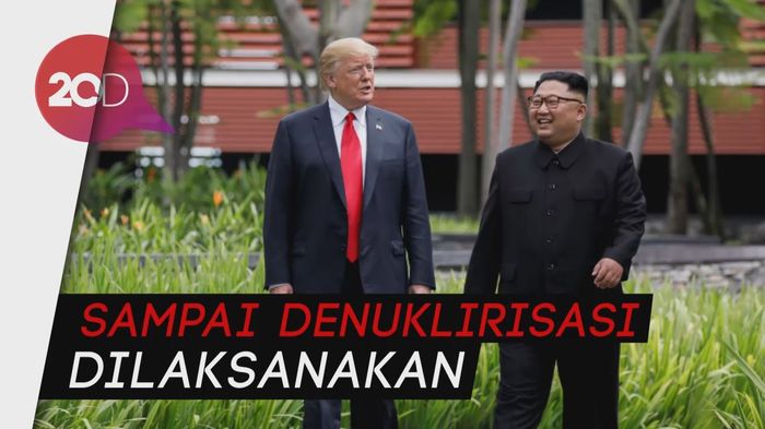 Trump Puji Kim Jong Un, Tapi Sanksi Buat Korut Tetap Jalan