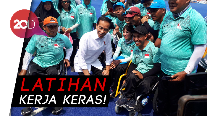 Jokowi Tinjau Persiapan Atlet Asian Para Games 2018