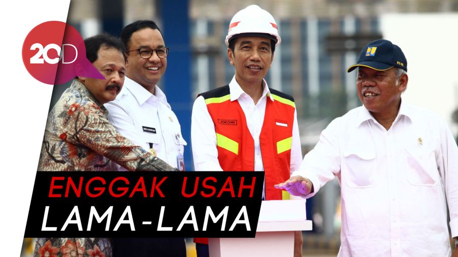Kelakar Jokowi Ingin Tol Desari Rampung 2019
