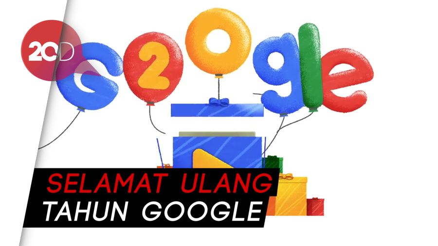 Cihuy! Google Rayakan Eksistensi 2 Dekade dengan Animasi
