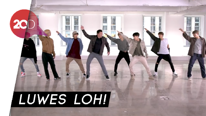 Begini Aksi BTS Ditantang Fortnite Dance Challenge