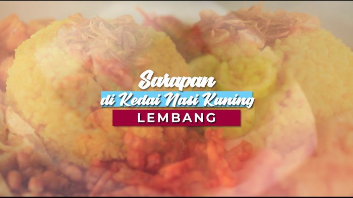 Sarapan di Kedai Nasi Kuning Lembang