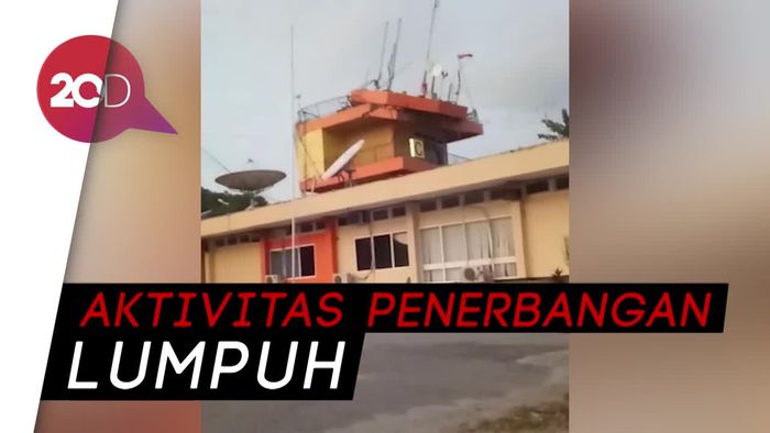 Tower ATC Bandara Palu Rusak, Penerbangan Ditutup!