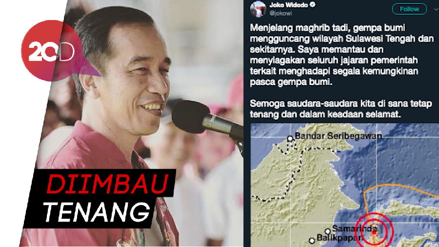 Jokowi Siagakan Jajaran Pascagempa Sulteng