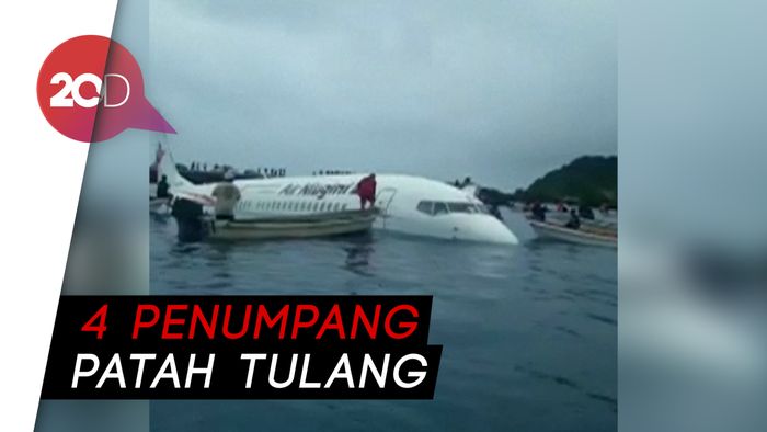 Kapal Nelayan Bantu Evakuasi Penumpang Air Niugini