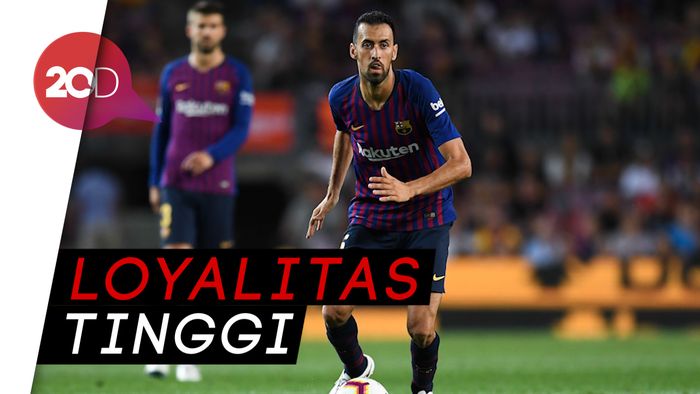 Perpanjang Kontrak, Busquets hingga 2023 di Barcelona