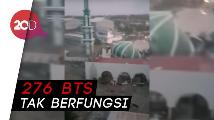 Tsunami Palu Matikan Telekomunikasi