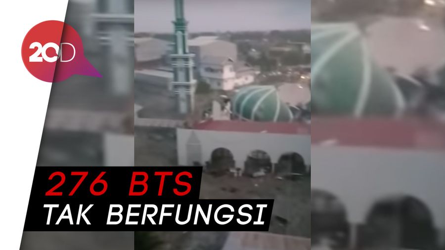 Tsunami Palu Matikan Telekomunikasi