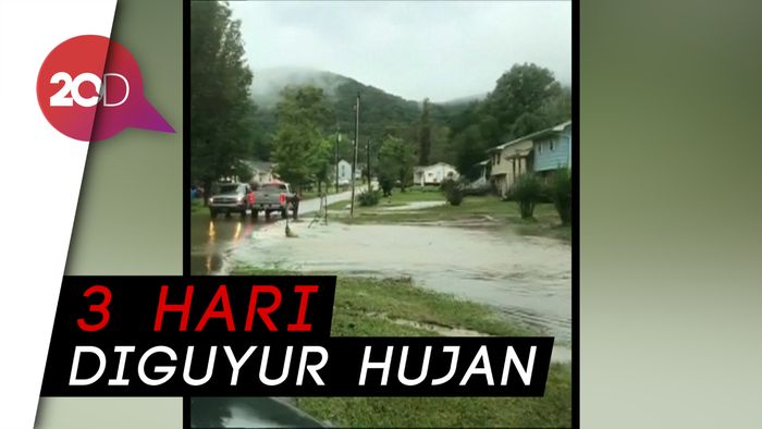 Banjir Bandang Melanda AS, 1 Orang Tewas