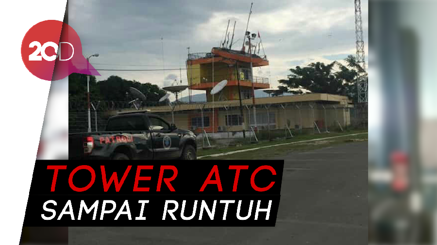 Diguncang Gempa 7,4 SR, Bandara Palu Rusak Parah