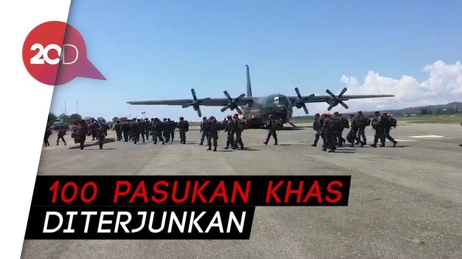 Angkatan Udara Kirim Pasukan & Logistik Pemerintah 