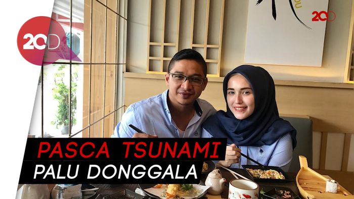 Pasha Ungu dan Istrinya Tidur dan Berbaur di Tenda Pengungsian