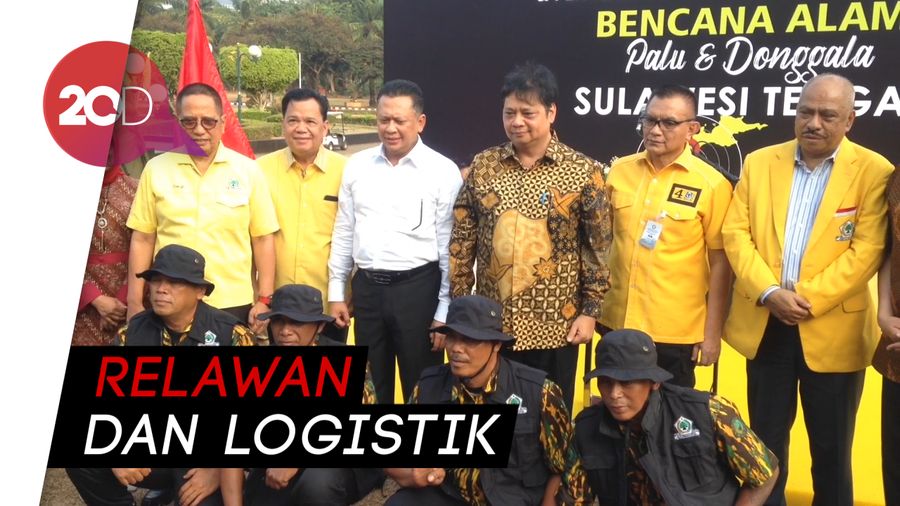 Golkar Salurkan Bantuan untuk Korban Gempa Sulteng