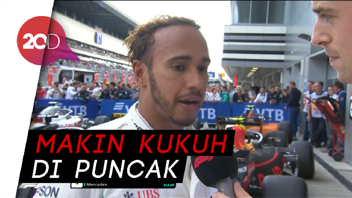 Hamilton Juara GP Rusia, Bottas Kedua 