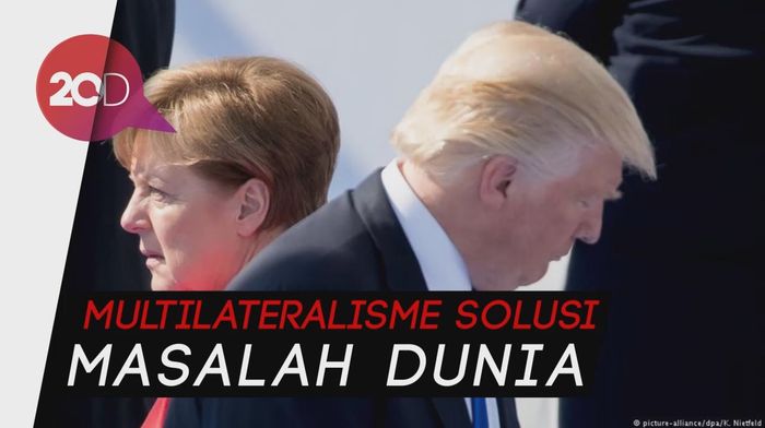 Merkel Peringatkan Trump yang Anti-Globalisme