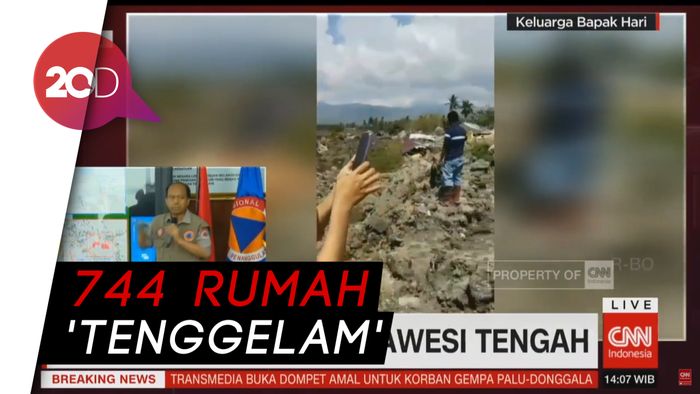 Ratusan Rumah di Petobo Palu Tenggelam Pascagempa