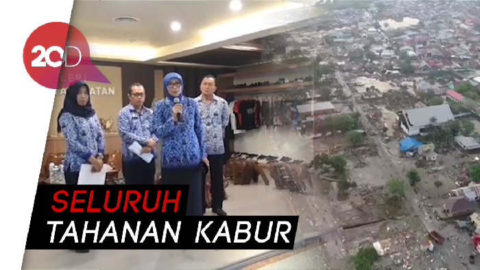 Rutan Donggala Dibakar Saat Gempa 