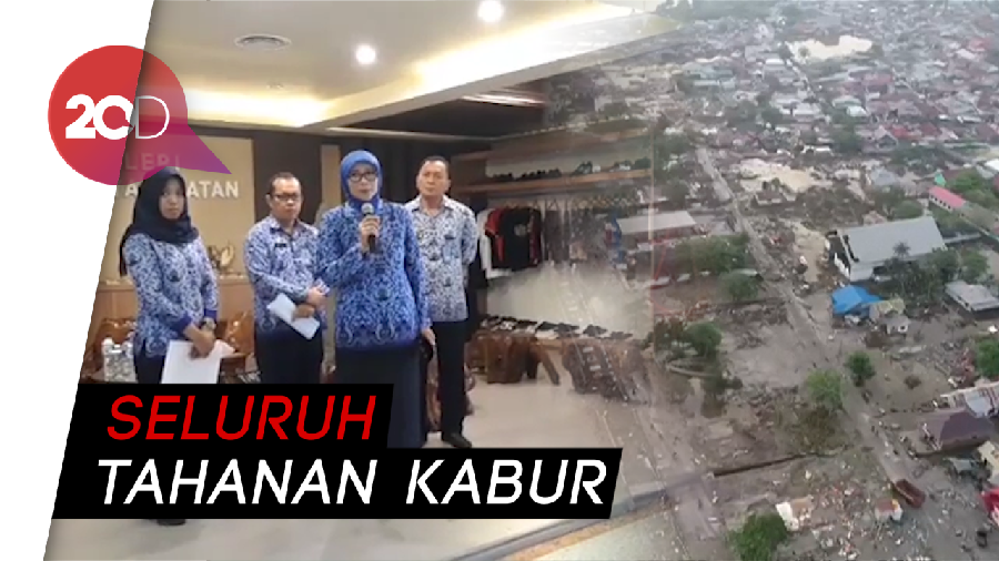 Rutan Donggala Dibakar Saat Gempa 