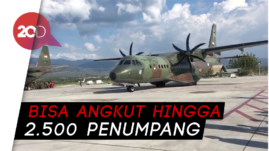 TNI Siapkan 10 Penerbangan untuk Angkut Warga Tinggalkan Palu