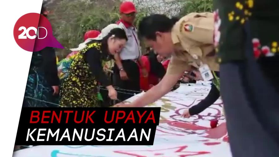 Peduli Bencana di Palu, Batik Karya Penyandang Disabilitas Dilelang