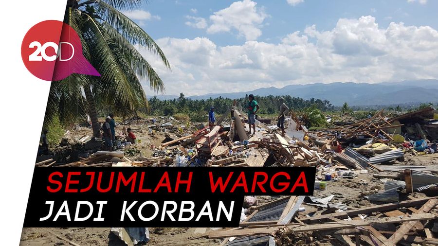 Dampak Gempa di Sigi: Rumah-rumah Hilang, Sisakan Lumpur