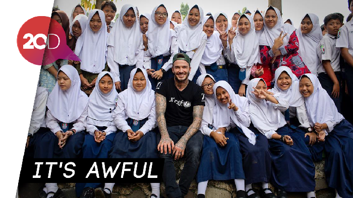 Duka Cita David Beckham Atas Gempa dan Tsunami Palu