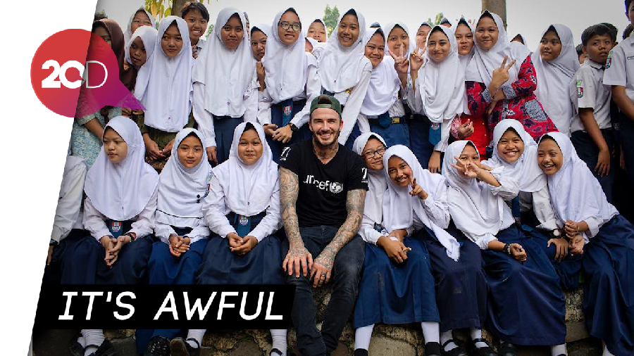 Duka Cita David Beckham Atas Gempa dan Tsunami Palu