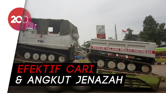 Kesigapan Aksi Hagglund, Kendaraan Operasional PMI di Palu