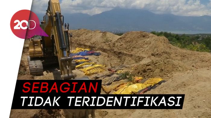 54 Jasad Korban Gempa-Tsunami Sulteng Dikuburkan Massal