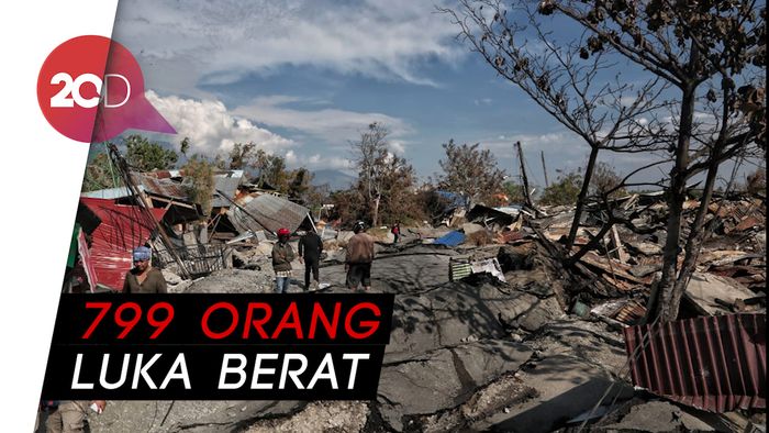 Korban Tewas Gempa-Tsunami Sulteng Jadi 1.234 Jiwa
