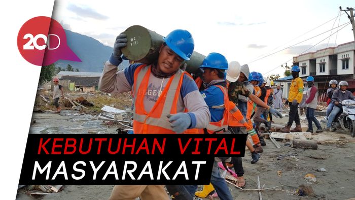 PLN Kebut Pulihkan Listrik di Sulteng