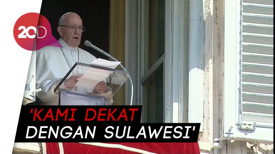 Paus Fransiskus Doakan Korban Gempa-Tsunami Sulteng