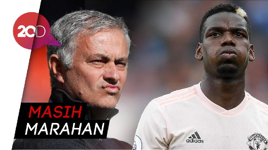 Pogba-Mourinho Tak Saling Sapa di Sesi Latihan