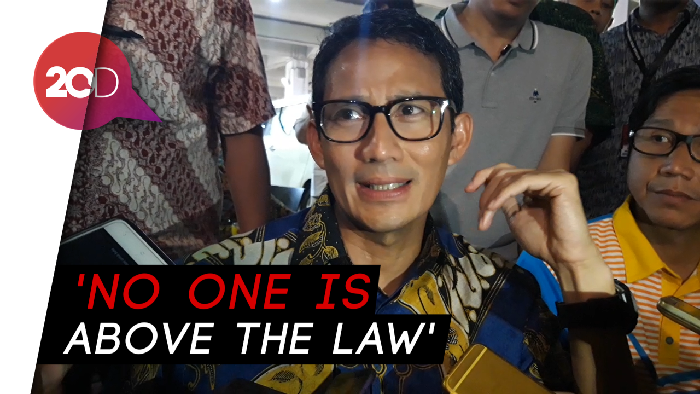 Sandi soal Penjarahan: This Country is a Negara Hukum!