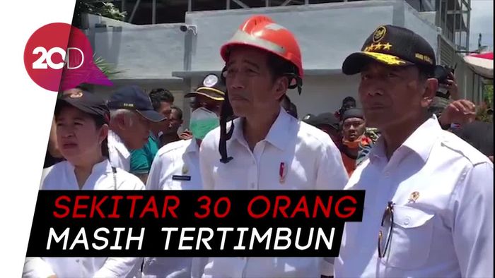 Tinjau Hotel Roa Roa, Jokowi Harap Korban Gempa Cepat Dievakuasi