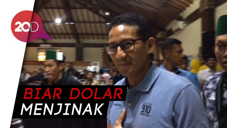 Dolar Sentuh Rp 15.000, Sandi Siapkan Aksi Tukar Dolar Jilid 2