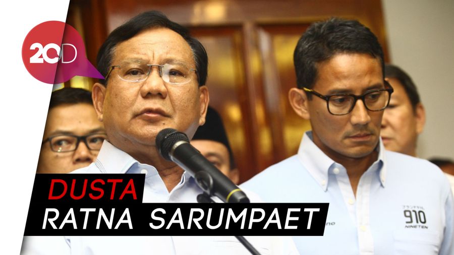 Prabowo: Saya Tak Merasa Salah, Hanya Grasah-grusuh