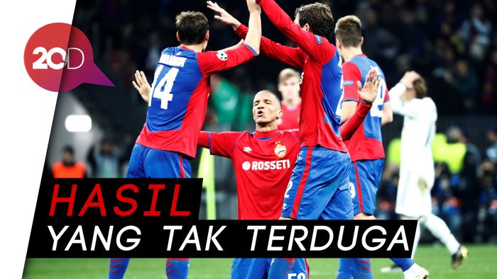 Unggul Cepat, CSKA Lega Bisa Kalahkan Madrid