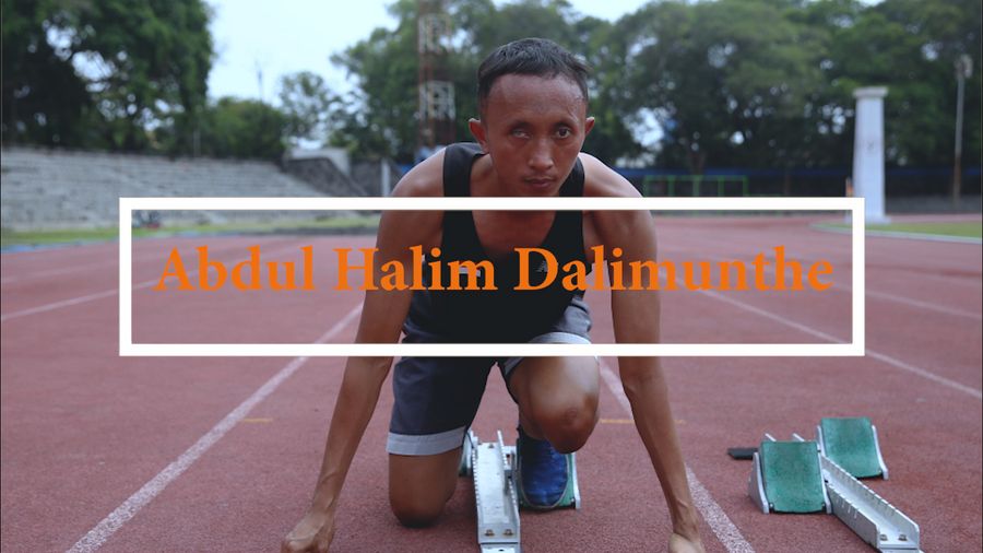 Abdul Halim Spinter Andalan Indonesia Berlari Dalam Gelap