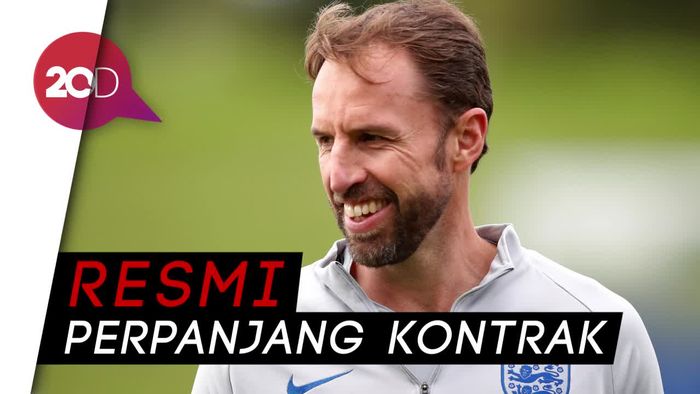 Southgate akan Tangani Inggris hingga Piala Dunia 2022