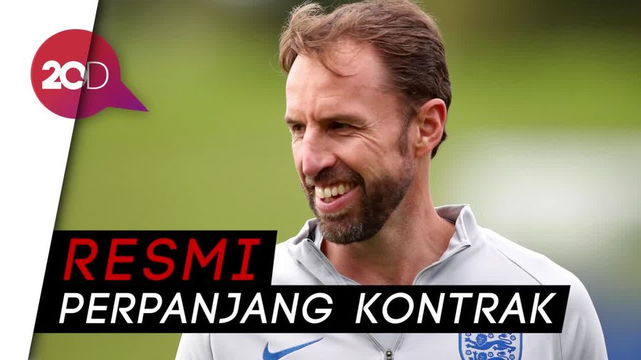 Southgate akan Tangani Inggris hingga Piala Dunia 2022