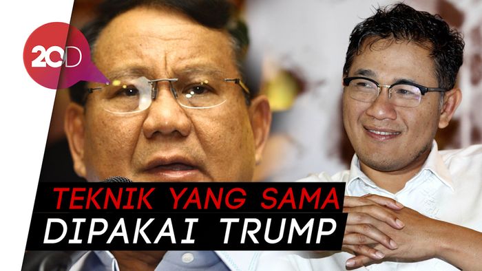 PDIP Tuding Prabowo Gunakan Propaganda Firehose of Falsehoods