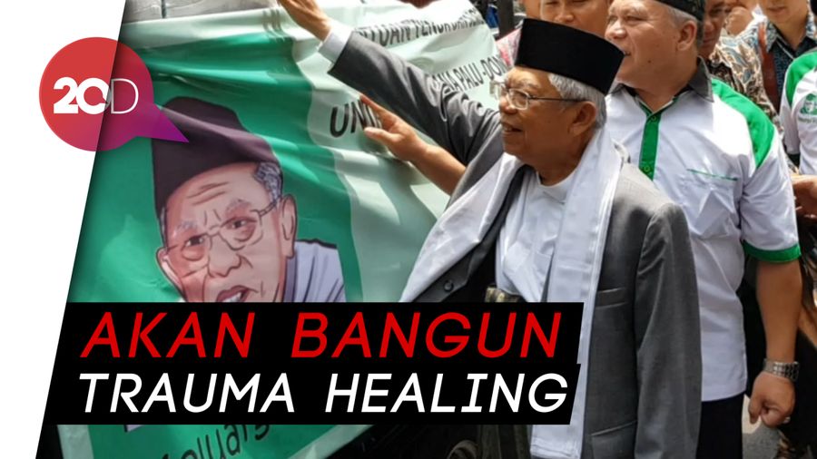 Maruf Amin Salurkan Bantuan untuk Korban Gempa Sulteng