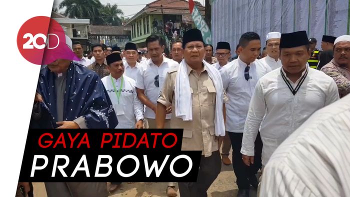 Prabowo: Ada yang Minta Saya Pidato Jangan Keras-keras