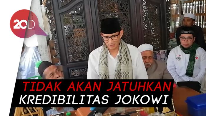 Sandiaga: Kami Tak akan Sikut Pemerintahan Jokowi