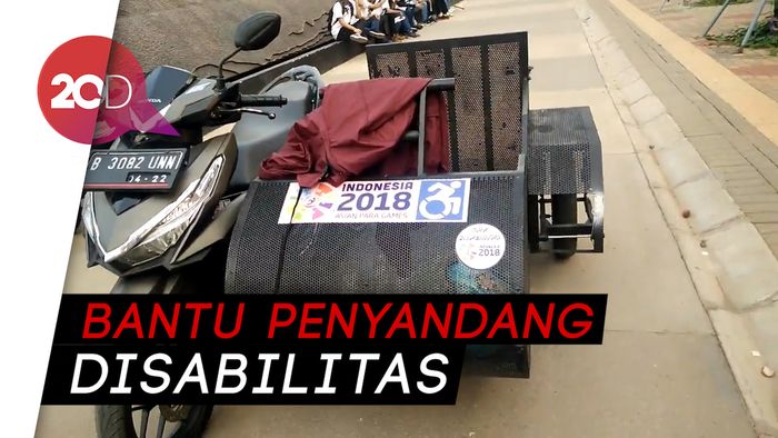 Wow! Ada Ojek Disabilitas di Asian Para Games 2018 